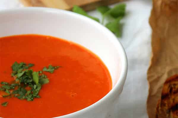 доматена супа за белтъчен ден